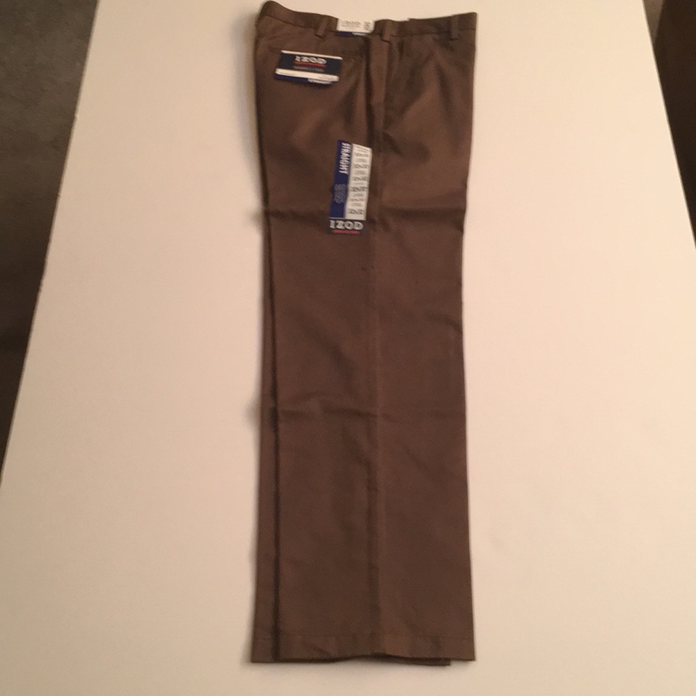 Izod American Chino Straight Flat Front Pants